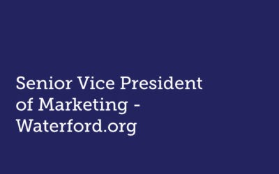 Senior Vice President of Marketing  Waterford.org